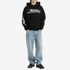 God Made Men's Road To Paradise Hoodie in Washed Black
