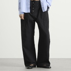 Studio Nicholson Women's Ventura Drawstring Trousers in Black