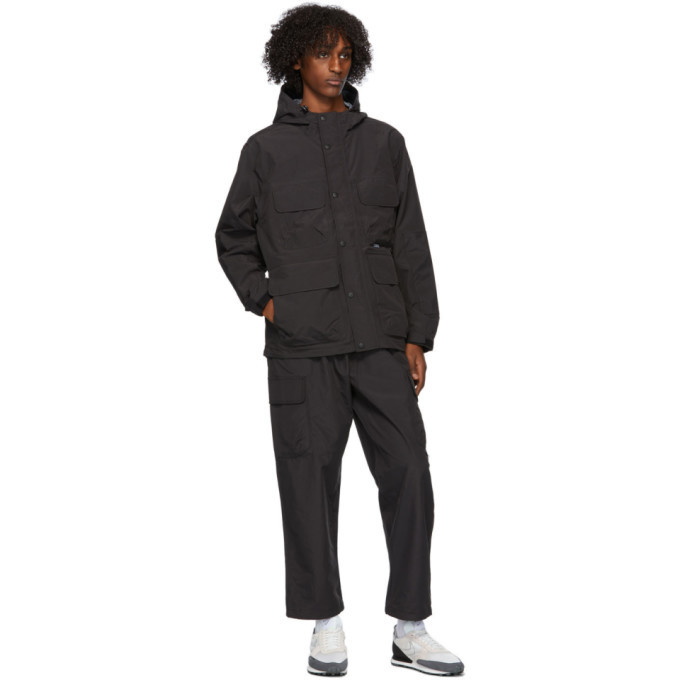 Stussy Black Solid Taped Seam Field Jacket Stussy