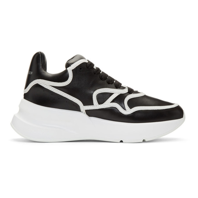 Photo: Alexander McQueen Black and White Oversized Sneakers