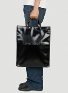 Acne Studios - Embossed Logo Shopper Tote Bag in Black