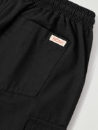 Noah - Cotton-Ripstop Drawstring Cargo Shorts - Black