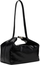 BY FAR Black Bea Creased Leather Bag