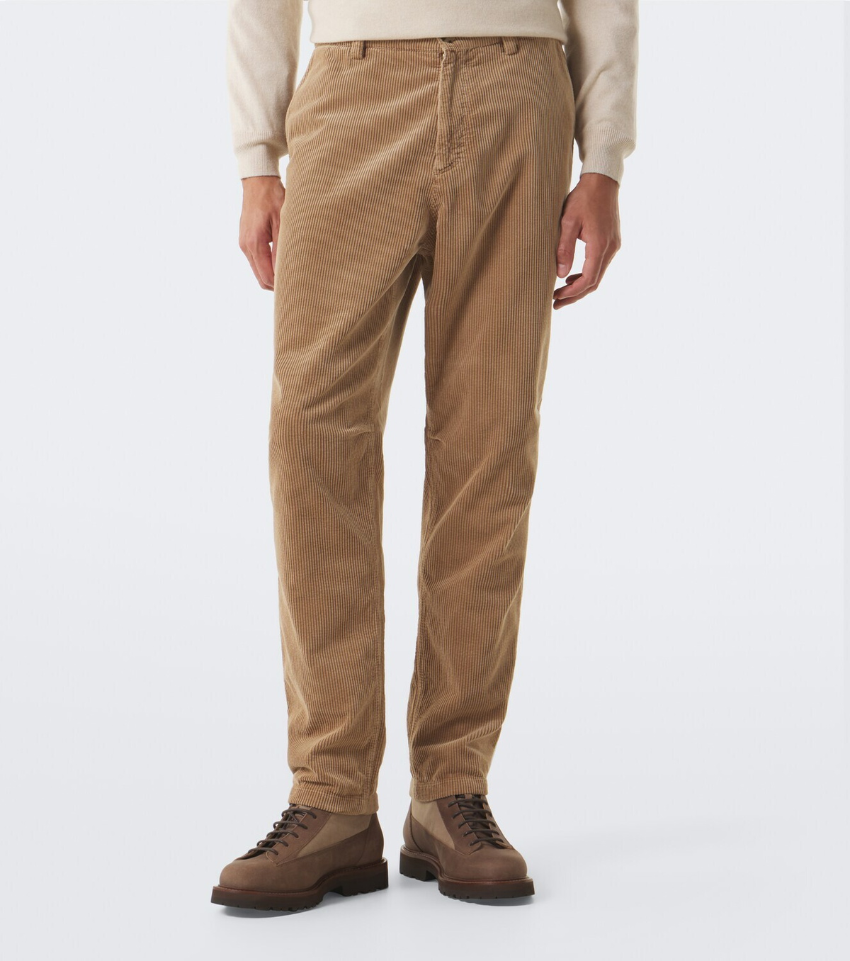 Brunello Cucinelli Cotton corduroy straight pants