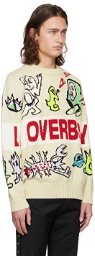 Charles Jeffrey LOVERBOY Beige 'Loverboy' Sweater