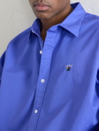 Aimé Leon Dore - Logo-Embroidered Cotton Shirt - Blue