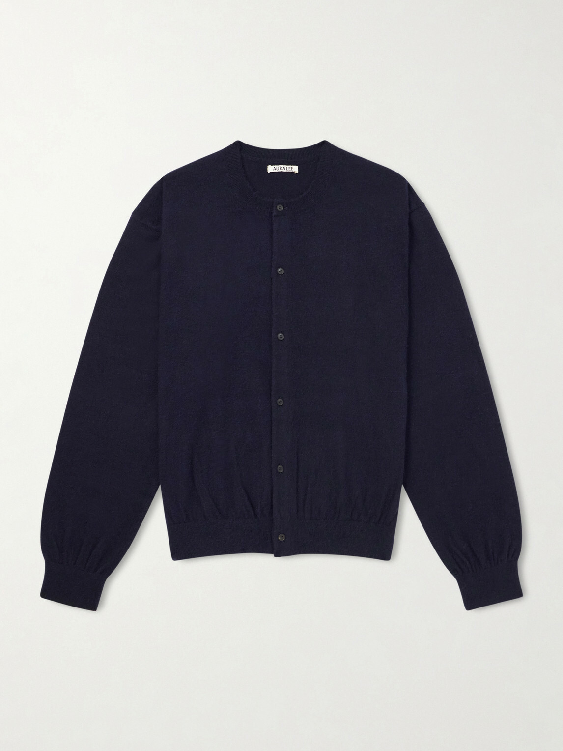 Auralee - Brushed Cashmere and Cotton-Blend Cardigan - Blue