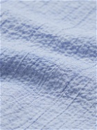 Oliver Spencer - Riviera Cotton-Blend Seersucker Shirt - Blue