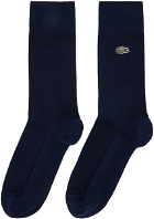 Lacoste Three-Pack Navy Socks