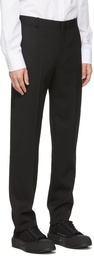 Alexander McQueen Black Sustainable Cavalry Twill Trousers