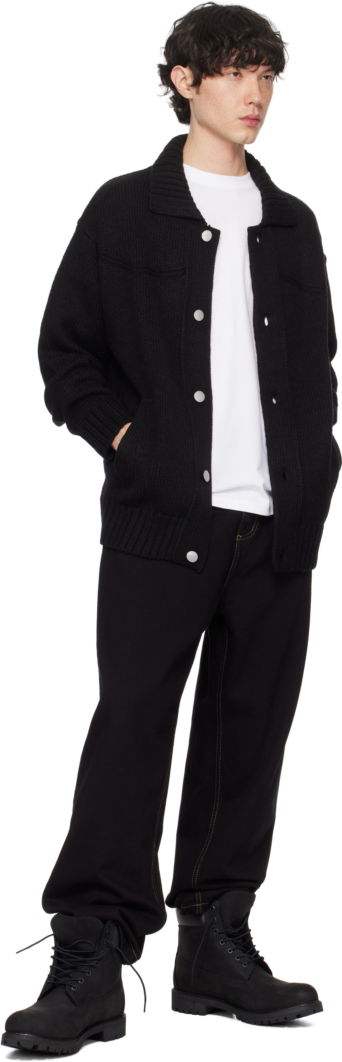 トップス Carhartt WIP Santa Fe Cardigan - Black Carhartt WIP Santa Fe Cardigan Black | BSTN Store