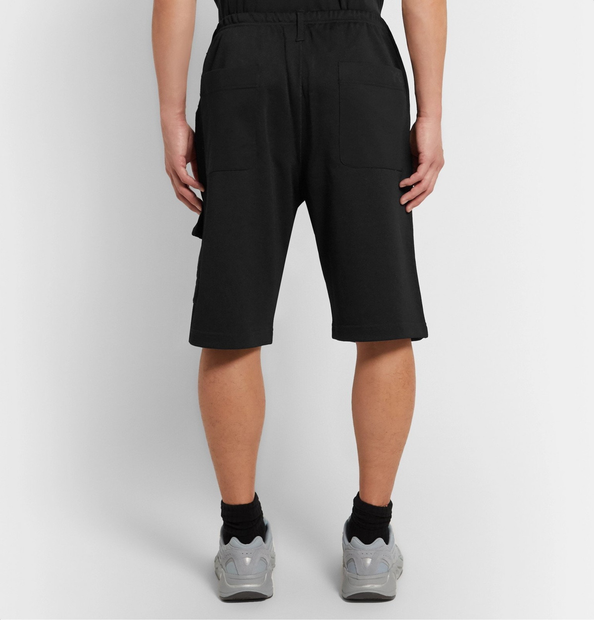 Y-3 - Wide-Leg Panelled Piqué and Cotton-Blend Jersey Drawstring