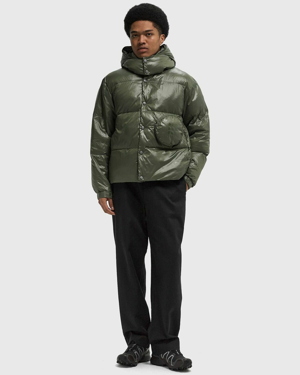 【新品GREEN CLOTHING OGA JACKETMen’s25/26 The New Originals WALKMAN PUFFER JACKET Green Mens Down & Puffer