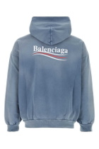 Balenciaga Powder Blue Cotton Sweatshirt