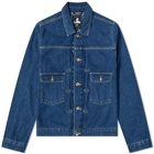 Edwin Men's E-Classic Jacket in Blue Mid Stone Wash