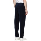 Harris Wharf London Navy Corduroy Drawstring Trousers