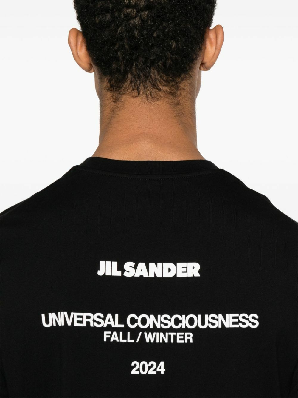 【関税込み】Cn Ss T-Shirt - Jil Sander - Cotton - Black Jil Sander Black cotton t-shirt | TheDoubleF