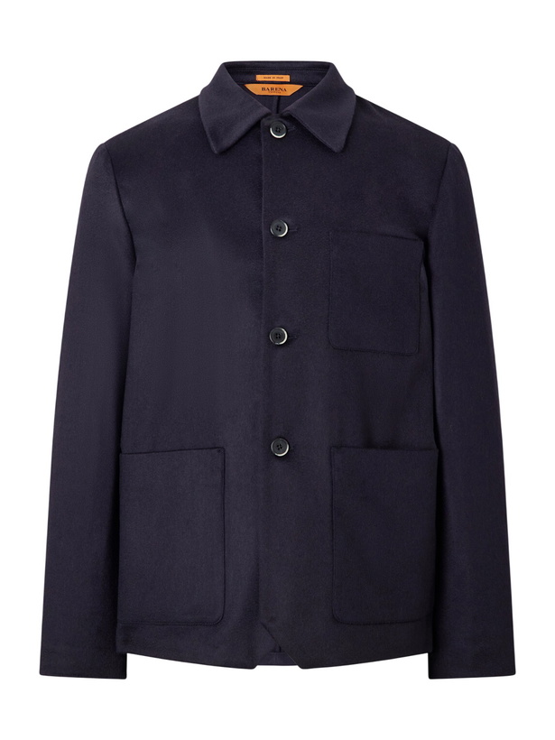 Photo: Barena - Cashmere Overshirt - Blue
