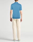 Fedeli Mens Polo shirt Slate in Blue