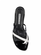 MANOLO BLAHNIK - 10mm Sulafa Leather Flat Sandals