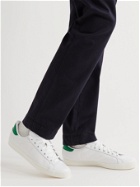 ADIDAS ORIGINALS - Rod Laver Mesh and Leather Sneakers - White