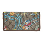 Gucci Multicolor Disney Edition GG Donald Duck Rocket Continental Wallet