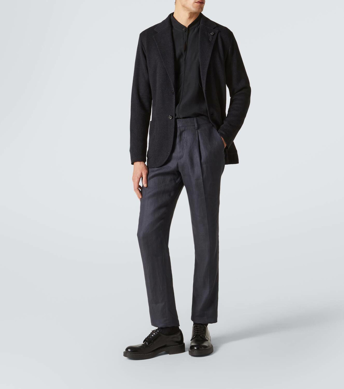 Lardini Linen straight pants
