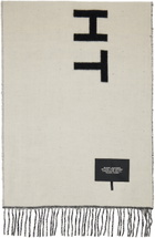 Marc Jacobs Black & Off-White 'The Scarf' Scarf