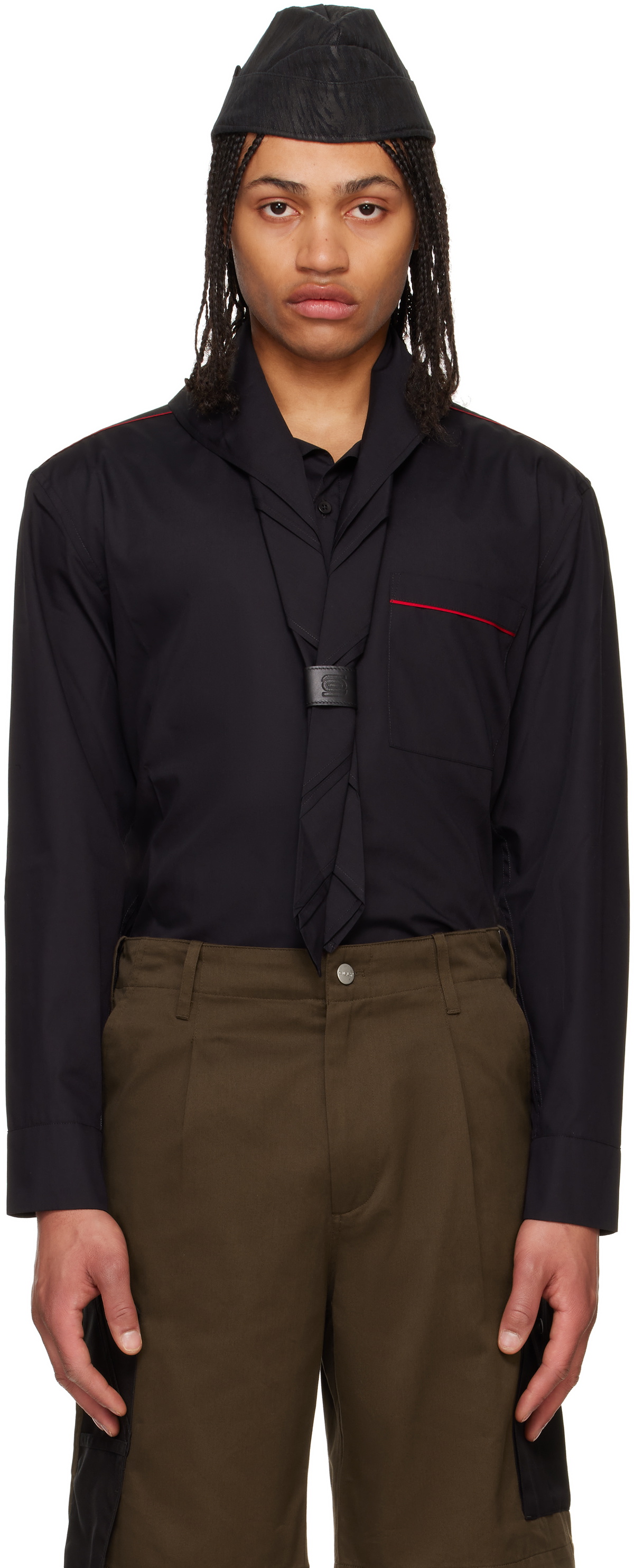 Olly Shinder Black Ceremony Shirt