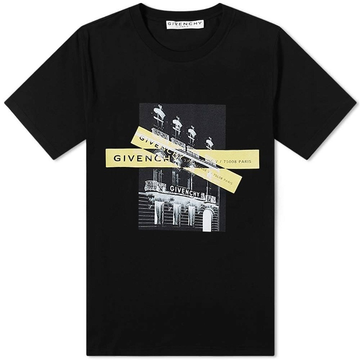 Photo: Givenchy Hq Address Tape Tee