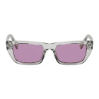 Double Rainbouu Transparent Le Specs Edition Cold Wave Sunglasses