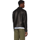 Schott Black Waxy Cowhide Delivery Jacket