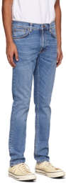 Nudie Jeans Blue Lean Dean Jeans