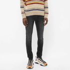 AMIRI Men's Stack Jeans in Aged Black