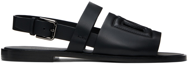 Photo: Dolce&Gabbana Black Calfskin Sandals