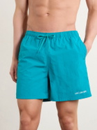 Aimé Leon Dore - Straight-Leg Logo-Embroidered Shell Drawstring Shorts - Green