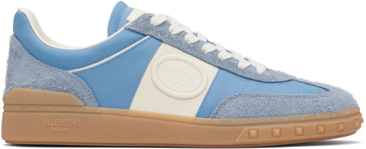 Photo: Valentino Garavani Blue Upvillage Low Top Sneakers