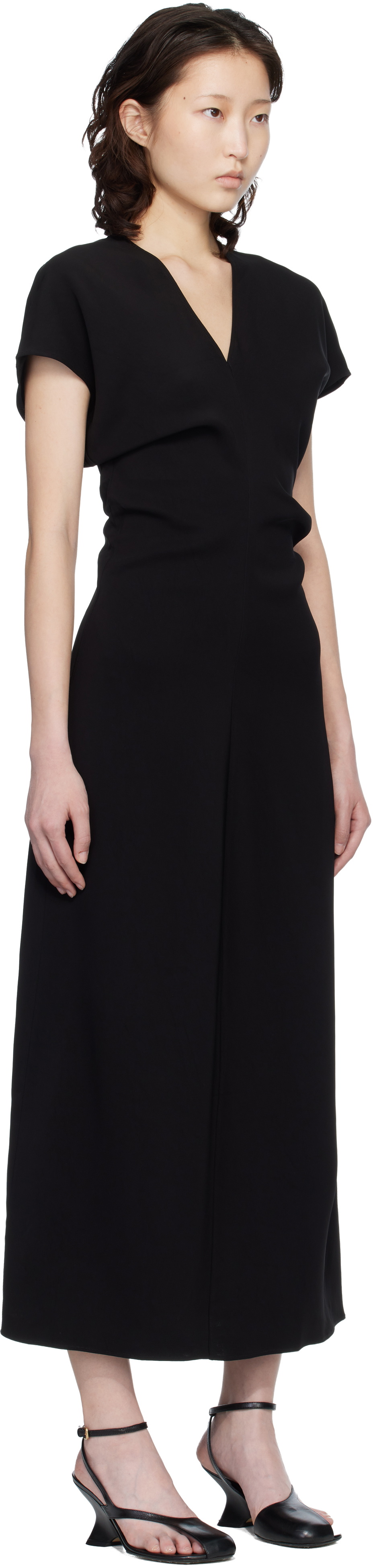 ANINE BING Black Zadig Maxi Dress