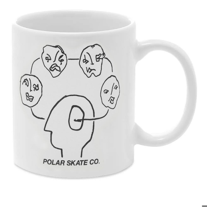 Photo: Polar Skate Co. Men's Head Space Mug in White