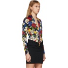 Versace SSENSE Exclusive Multicolor Floral Scoop Neck Bodysuit