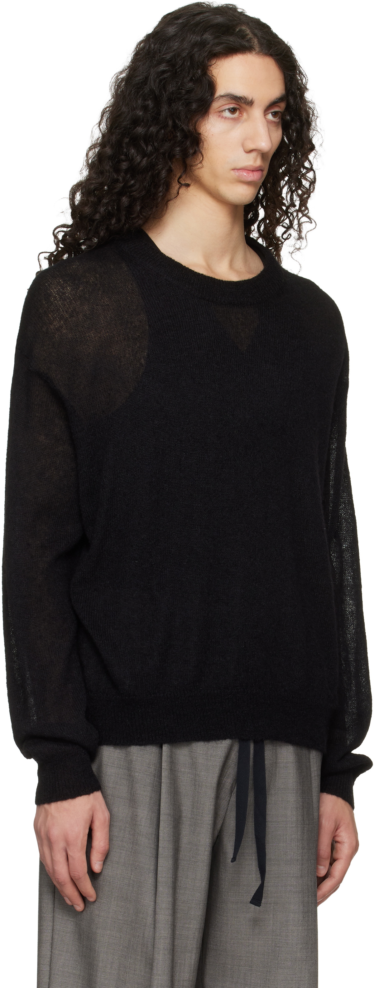 Studio Nicholson Black Gulf Sweater