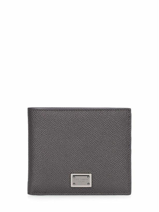 Photo: DOLCE & GABBANA - Logo Plaque Leather Wallet