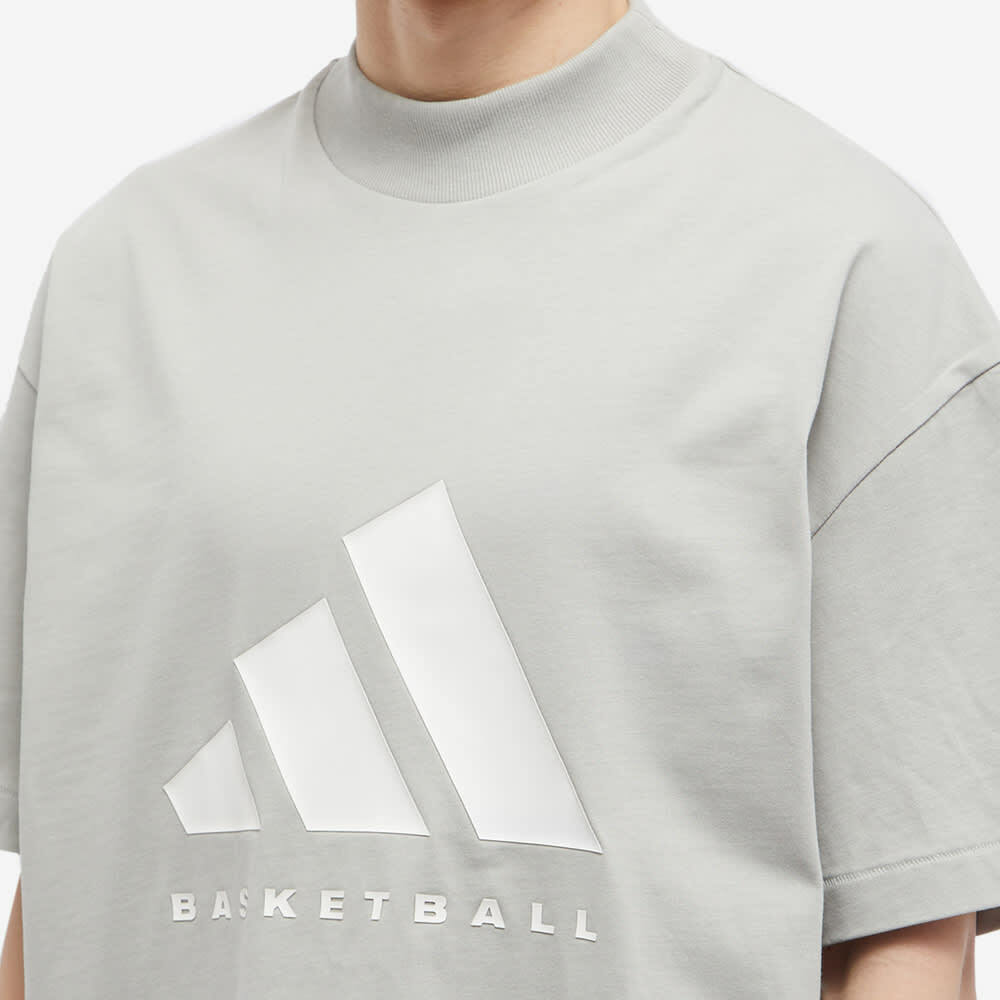 ☆adidas☆ Basketball Tee Gray Adidas Pre-Game Short Sleeve - Basketball (Gray) - Legacy