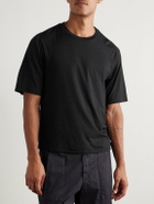 Portal - Drift Merino Wool-Blend Jersey T-Shirt - Black