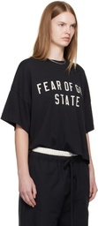 Fear of God ESSENTIALS Black Boxy T-shirt