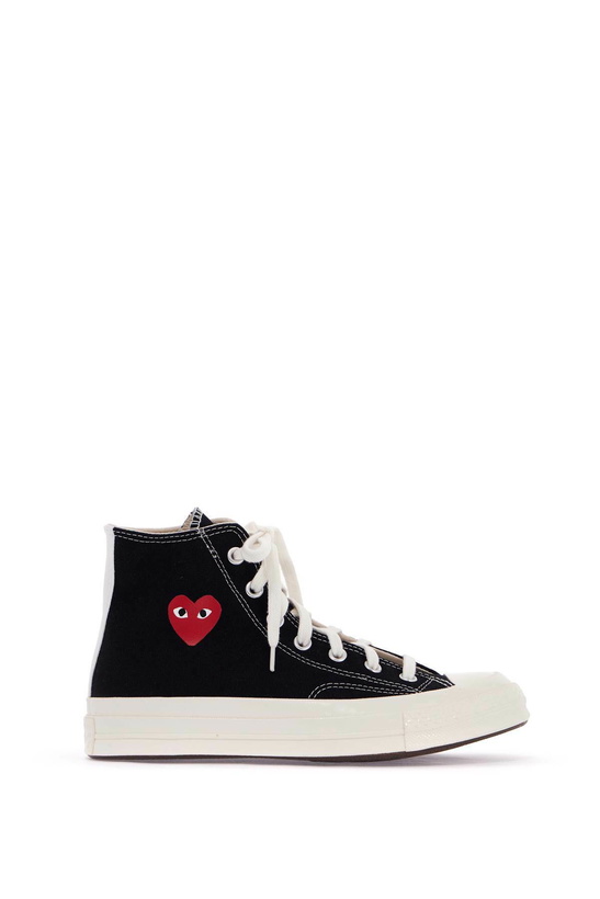 Photo: Comme Des Garçons Play X Converse Sneakers Hi-top 70 Chuck