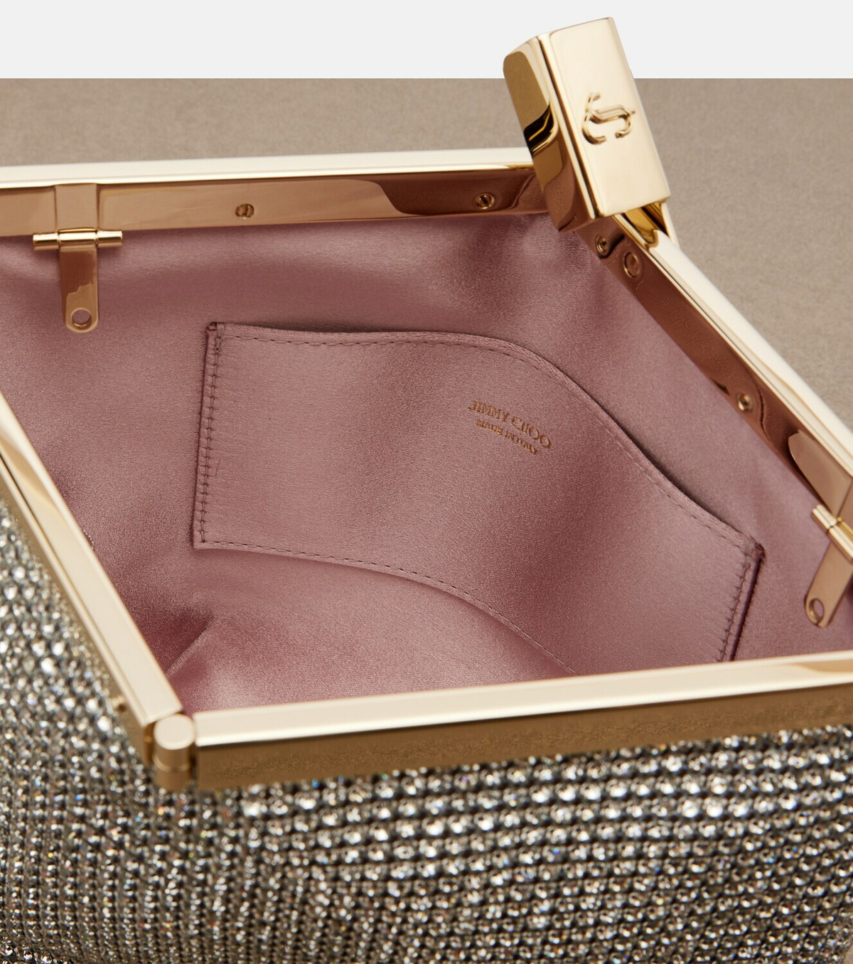 Jimmy Choo Ganache embellished clutch