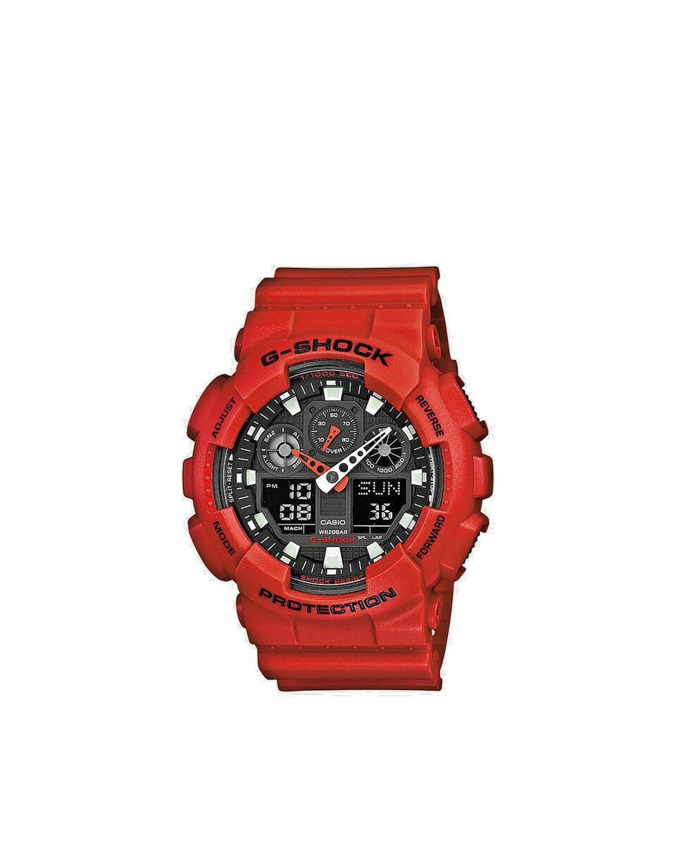 Photo: Casio G Shock Ga 100 B 4 Aer Red - Mens - Watches