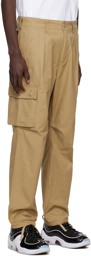 BAPE Beige Relaxed-Fit Cargo Pants