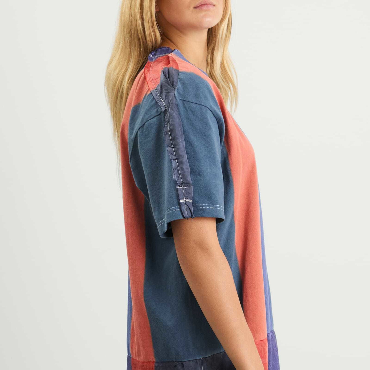 TOGA ARCHIVES Women's Panel T-Shirt in Blue
